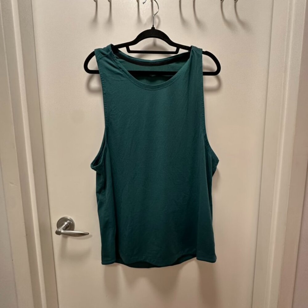 Lululemon Men's Tank Top Dark Forest Green - Size XL